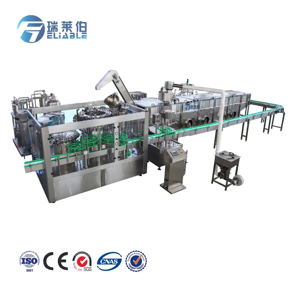 Reliable High Safety Factor 8000BPH Strong Beverage Pure Automatic Liquid Bottle Water Filling Machine