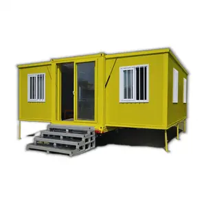 20ft Prefab Behuizing Met Verschillende Gekleurde Buitenmuren