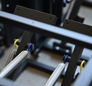 Ressorts de Reformer Pilates en fil d'acier de haute qualité, marque INIKO, modèle 791S (Noir/Bleu/Jaune), 412g chacun, 2.2x24.7x472mm - Product Image 3