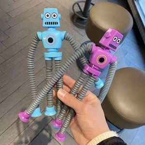 HY2 juguetes robot creativos formas telescópicas multifuncionales tubos telescópicos juguetes reductores de presión luminosa regalo para niños - Product Image 2