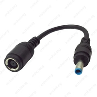7.4x5.0mm à 4.5x3.0mm pointe adaptateur secteur connecteur convertisseur pour ordinateur portable HP Stream Spectre pavillon Envy Elitebook Split Chrome