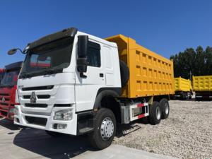 รถบรรทุกฮาวโอ 6x4 ยูโร 2 ดีเซล รถบรรทุกขนาดเล็กใหม่สำหรับงานเหมือง รถดัมพ์ 10 ล้อ บรรทุกได้ 11-20 ตัน พวงมาลัยซ้าย กล้องมองหลัง 251-350 แรงม้า 6-8 ลิตร - Product Image 2