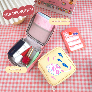Fabricant de trousse de toilette en tissu de nylon imperméable en gros Serviettes Alphabet Mini Trousse de <span class=keywords><strong>maquillage</strong></span> personnalisée et mignonne DIY - Product Image 3