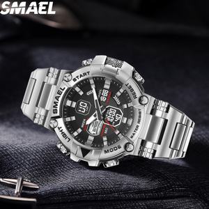 นาฬิกาข้อมือ SMAEL 8096 สแตนเลสสตีลสุดหรู พร้อมแสดงวันและวันที่  หน้าปัดเรืองแสง ระบบควอตซ์ สำหรับผู้ชาย - Product Image 3