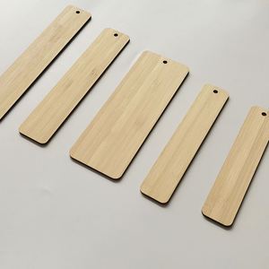 Marcapáginas de Madera Personalizado de Venta Caliente, Logotipo Cortado con Láser, Artesanía de Madera, Color Bambú - Product Image 4