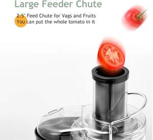 Wholesale 600W BPA-Free Wide-Mouth Centrifugal <b>Juicer</b> Easy Clean Fruit and <b>Vegetable</b> Machine with Stainless Steel Blade - Product Image 2