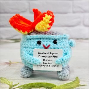 Muñecos de Pulpo, Pepino y Patata Hechos a Mano con Ganchillo, Juguetes de Hilo con Energía Positiva para Decoración y Regalos - Product Image 2