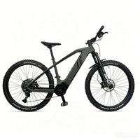 Vélo de montagne à suspension intégrale en fibre de carbone avec moteur central Bafang M510 36V 95NM, batterie au lithium, 11 vitesses, freins à disque hydrauliques