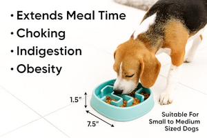 <b>Pet</b> Dog Cat Feeding Plate Anti-Knock Anti-Choke Rotating Disc Slow <b>Food</b> Bowl Eco-Friendly Waterproof Polypropylene Easy Clean - Product Image 2