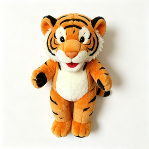 Personaliza tu juguete de peluche de tigre suave, marioneta de tigre con boca móvil, marioneta de tigre de cuerpo completo, marioneta de tigre realista con rayas. - Product Image 2