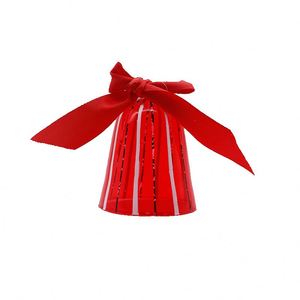 ของตกแต่งแก้วหลากสี ลดราคาพิเศษ ระฆังคริสต์มาส สำหรับเทศกาลเฉลิมฉลอง ตกแต่งโต๊ะ - Product Image 3