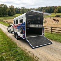 Remorque pour chevaux de ferme sur mesure 3/4