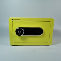 Caja fuerte digital con huella digital Boimetric, equipada con pantalla, caja fuerte electrónica para el hogar y la Oficina, caja fuerte biométrica con panel táctil