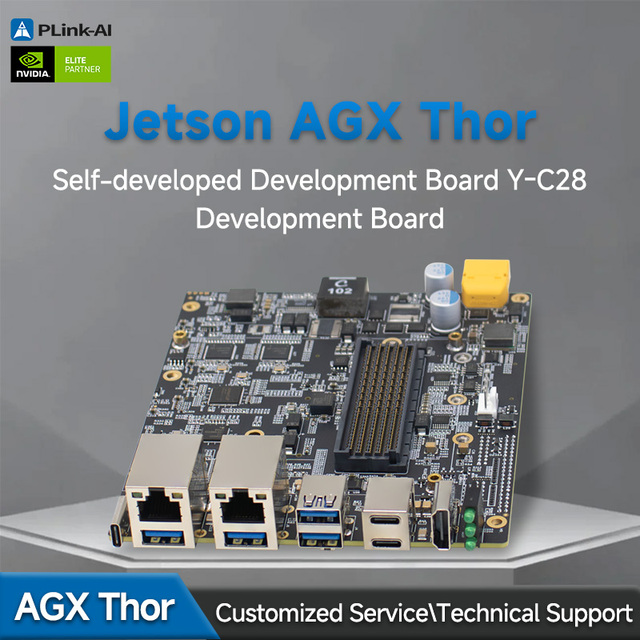 Plink Y-C28 Jetson AGX Thor T5000 Module Developer Board Advanced High Performance Automotive Developer Board