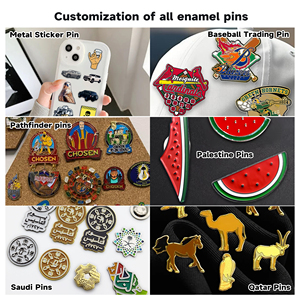 Pin <span class=keywords><strong>de</strong></span> Béisbol Personalizado con Bandera del Estado y Nombre del Equipo para <span class=keywords><strong>el</strong></span> Espíritu <span class=keywords><strong>de</strong></span> Equipo <span class=keywords><strong>de</strong></span> la Liga Juvenil - Product Image 4