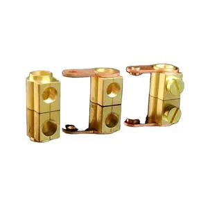 Screw brass terminal block riveted with silver contact for High Current Switch Sockets