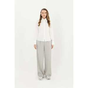 Camisa Blanca de Popelina para Mujer, Estilo Simple para el Día a Día, Color ECRU - Product Image 6