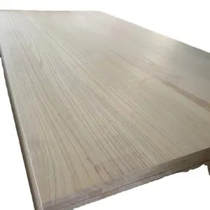 Painéis de madeira paulownia borda de madeira, venda de placa sólida para móveis/comprar o melhor preço de painéis de madeira