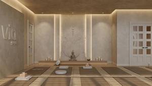 Diseño Interior de Lujo para Estudio de Pilates y Yoga, Muebles Personalizados para Centro de Bienestar, Microcemento Crema Ecológico, Solución Llave en Mano para Spa y Fitness - Product Image 4