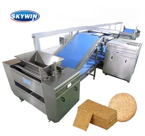 New Hot Sale voll automatische große Kapazität Hart-und Weich keks Cracker Gemüse geschmack Keks produktion Herstellung Maschinen preis