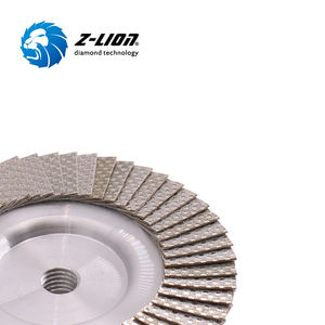 Z-LION 4 "アルミベースダイヤモンドフラップホイールダイヤモンドフラップサンディングディスク - Product Image 2