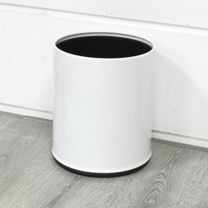 Thùng Rác Bằng Da Cho Phòng Khách Khách Sạn Bằng Kim Loại Tùy Chỉnh Thùng Rác Thùng Rác - Product Image 3