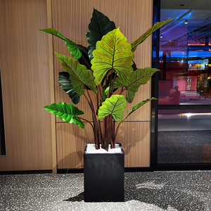 Plantas artificiales árbol decoración del hogar plástico bonsái planta árbol decoración artificial Taro - Product Image 3