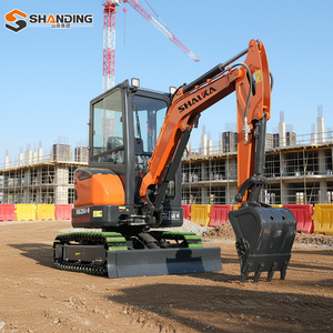 Venta a bajo precio: Mini excavadora agrícola SHANDING de 2.5t, excavadora compacta con certificación CE, EPA y EURO 5, mini excavadora económica, mini pelle. - Product Image 1