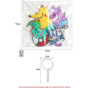 Llavero de PVC de Pokémon para Niños y Fanáticos, Llavero de Plástico Suave con Mosquetón de Acero Inoxidable - Product Image 4