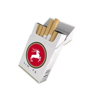 Caixas de cigarro personalizadas para cigarros, embalagem com impressão vazia personalizada de 10 e 20 pacotes para fumantes