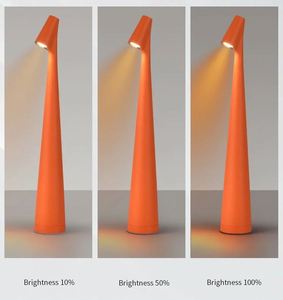 Rechargeable <b>Wireless</b> Novelty Simple Desk <b>Lamp</b> Three Touch Dimming Levels Touch Control Adjustable Brightness Portable Reading - Product Image 3