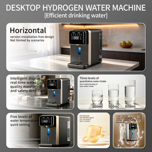 Générateur d'eau riche en hydrogène de bureau électrique, corps en ABS, capacité maximale de 6 L, 3000 PPD, machine à fabriquer de l'eau enrichie en hydrogène, 2100 W - Product Image 3