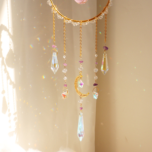 เครื่องประดับตกแต่งหน้าต่างคริสตัลธรรมชาติทำมือ สร้างพลังบวก ให้พื้นที่ของคุณเต็มไปด้วยพลังงานสีรุ้ง - Product Image 6