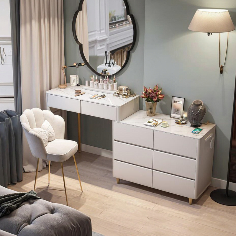 Customized 8 Drawer Solid Wood Bedroom