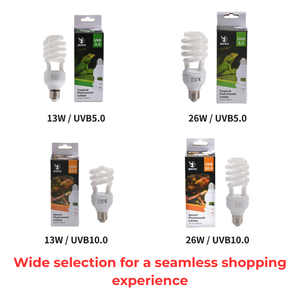 Оптовая продажа: Стеклянная УФБ-лампа 5.0/10.0 для рептилий – прочная, AC 110V/127V/220V/230V, для черепах и ящериц - Product Image 5