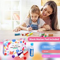 Index Kit Ohuhu 8 Couleurs Marqueur de Peinture Vierge 30 Pages Marqueur Pad Non Toxiques à Base D'eau Bingo