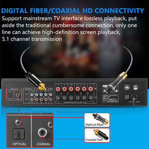 <span class=keywords><strong>5.1</strong></span> 홈시어터 6채널 하이파이 파워 앰프 BT AV 노래방 서브우퍼 오디오 홈 스피커 시스템 - Product Image 2