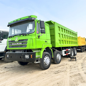 Camión volquete de 12 ruedas SHACMAN F3000 usado 8x4 LHD/RHD volquete de servicio pesado 380 HP camión volquete de segunda mano en venta - Product Image 2