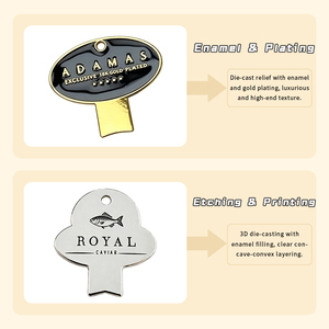 Ouvre-boîtes à caviar personnalisés en métal émaillé imprimé, outils d'emballage alimentaire assortis avec logo pour coffrets cadeaux gastronomiques de luxe - Product Image 5