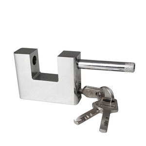 <span class=keywords><strong>Candado</strong></span> Rectangular Anti-Corte de Hierro de 70 mm de Grosor, <span class=keywords><strong>Candado</strong></span> de Seguridad con Hoja <span class=keywords><strong>Gigante</strong></span> Cromada para Puerta de Almacén, Venta al por Mayor de Fábrica - Product Image 1