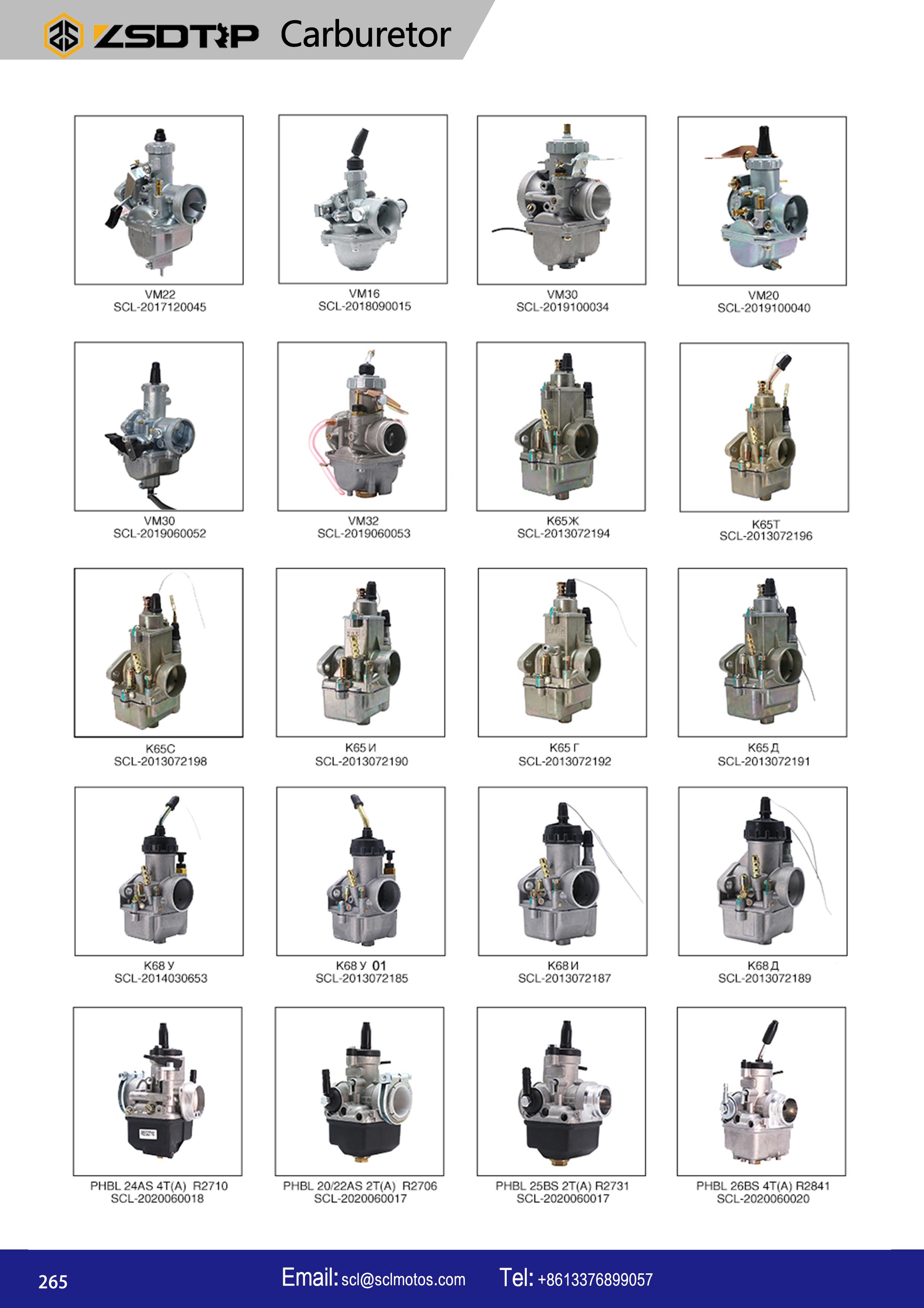 ZSDTRP Wholesale 28MM 30MM Motorcycle Carburetor Assy for