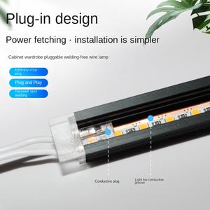 แผงไฟ LED ติดตู้อะลูมิเนียมถอดได้, ชั้นวางไวน์แบบถอดได้ฮีทซิงค์ใช้งานในอุตสาหกรรม - Product Image 5