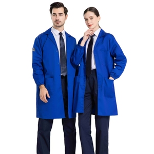 Yüksek kaliteli anti-statik iş elbiseleri, pamuk polyester anti-statik nefes deneysel giysiler - Product Image 4