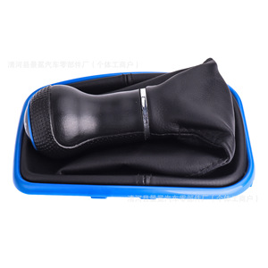 Pommeau de levier de vitesse pour Volkswagen Golf 4 Mk4 GTI R32 Bora Jetta 19mm 23mm Cuir Bleu - Product Image 5
