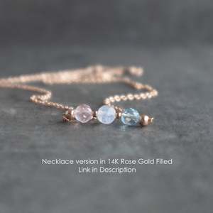 Braccialetto al <span class=keywords><strong>quarzo</strong></span> <span class=keywords><strong>rosa</strong></span> Moonstone, regalo del braccialetto dei desideri dei cristalli <span class=keywords><strong>di</strong></span> fertilità per le donne - Product Image 4