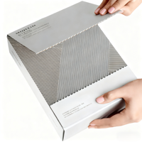 Boîte postale sécurisée à fermeture éclair inviolable Emballage en papier épais écologique pour écouteurs et gadgets électroniques Bluetooth