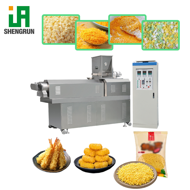 Twin Screw Extruder Bread Crumbs Processing