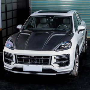 Actualización de Capó de Fibra de Carbono 2024, Nuevas Piezas de Modificación de Automóviles TKT, Recortes para Faros Antiniebla, Color Negro, Instalación con Pernos, 1 Año de Garantía - Product Image 6