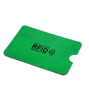 Стандартная печать алюминиевой фольги RFID блокирующий рукав карты для защиты ваших дебетовых карт, кредитных карт и идентификаторов от кражи личных данных - Product Image 3
