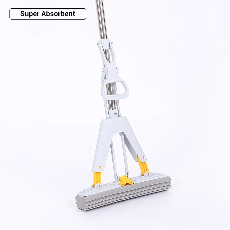 Most popular 27cm floor cleaner squeeze folding PVA mop